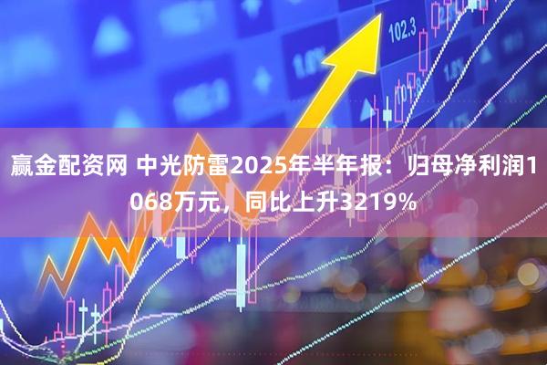 赢金配资网 中光防雷2025年半年报：归母净利润1068万元，同比上升3219%