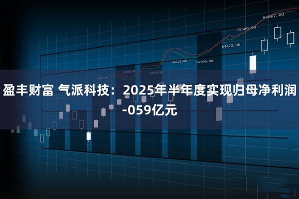 盈丰财富 气派科技:2025年半年度实现归母净利润-059亿元